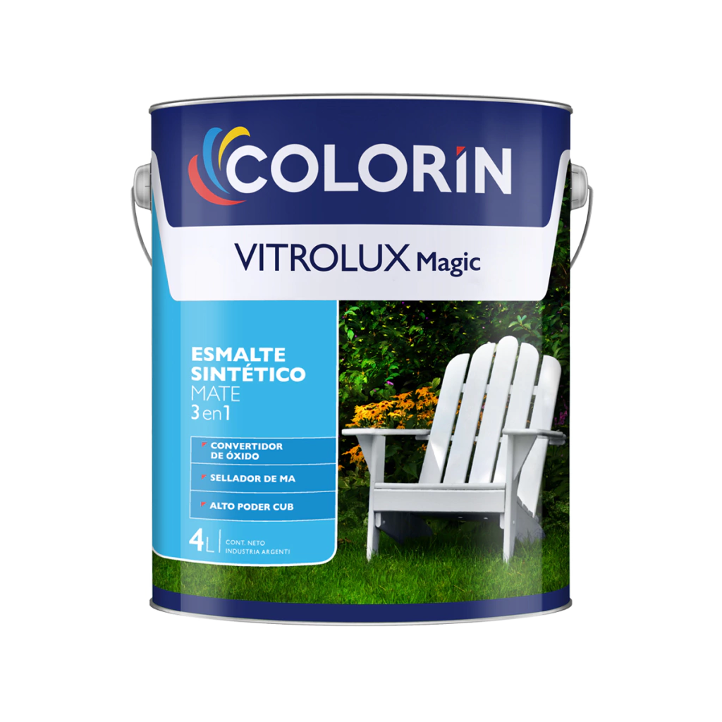 COLORIN VITROLUX MAGIC MATE NEGRO X 4 LTS - Imagen 2