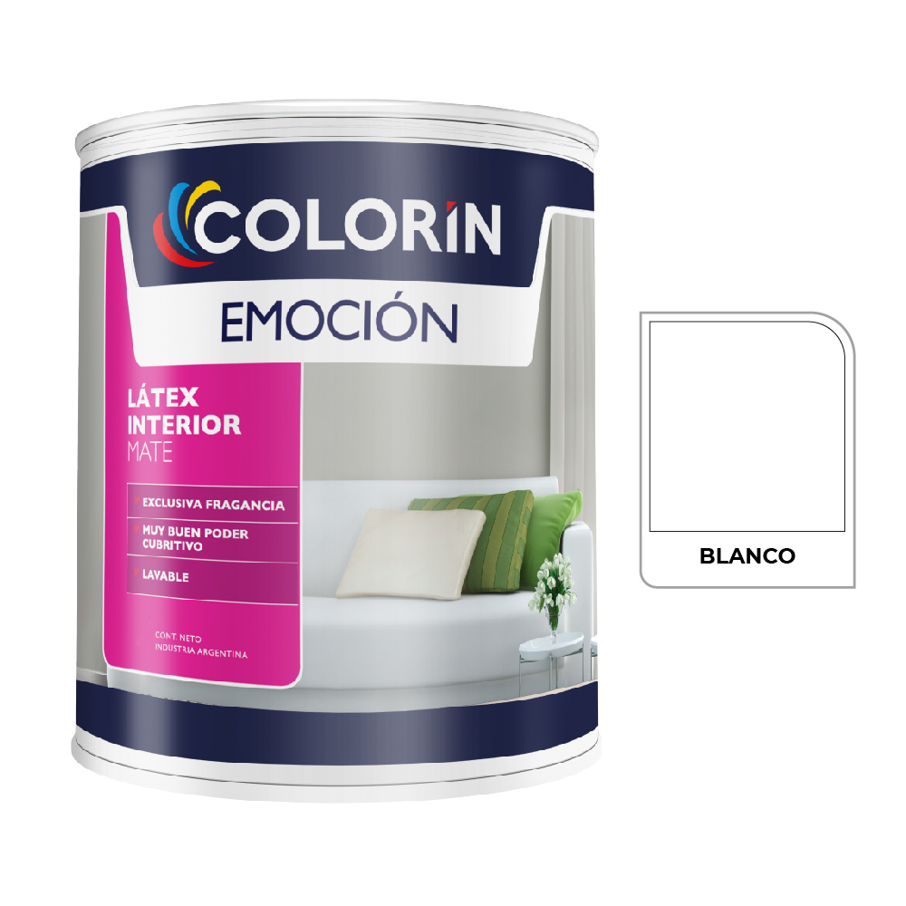 COLORIN EMOCION LATEX MATE X 4 LTS - Imagen 1